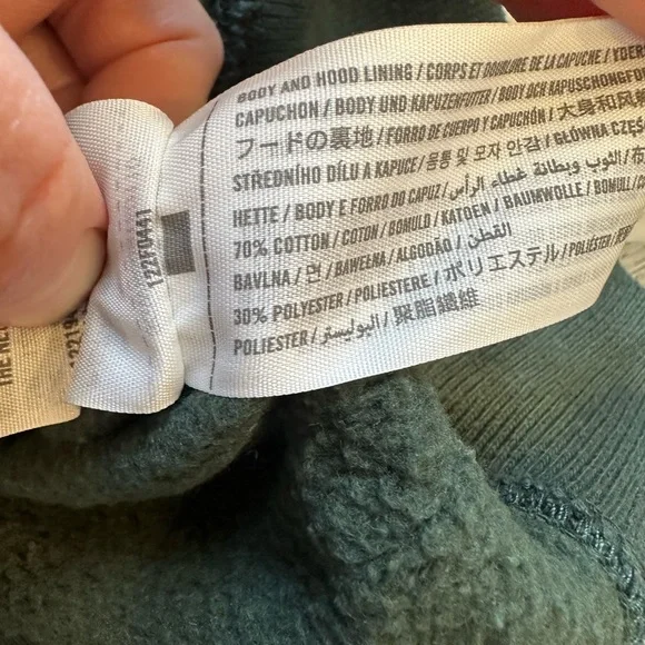 Abercrombie & Fitch oversized soft essentials Forest Green Hoodie - Picture 6 of 6